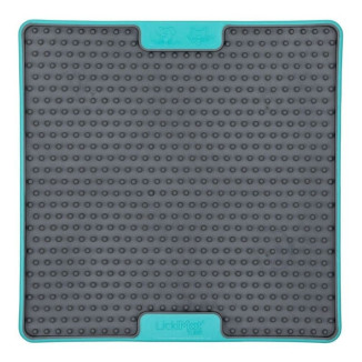 Gamelle Lickimat : ralentit repas, anti-stress turquoise