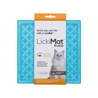 Lickimat Buddy Orange : Gamelle interactive anti-stress pour chat