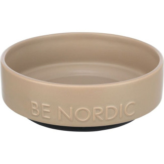 Gamelle Trixie Be Nordic - Taupe, 0.5L, antidérapante pour chiens