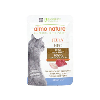 Almo Nature pâtée chat thon-sole en gelée - Hydratation optimale