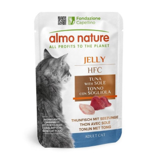 Almo Nature pâtée chat thon-sole en gelée - Hydratation optimale