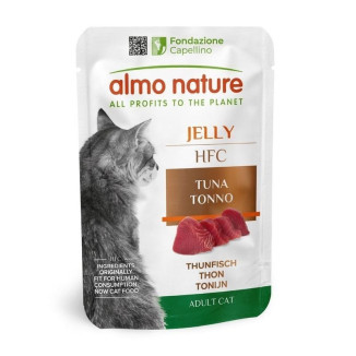 Almo Nature Pochon Chat Thon Gelée - Aliment Humide HFC 55g