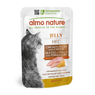 Almo Nature pâtée chat poulet & fromage en gelée - HFC, 55g