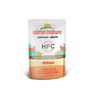 Almo Nature Pâtée Chatons Poulet 70g - Alimentation Naturelle HFC