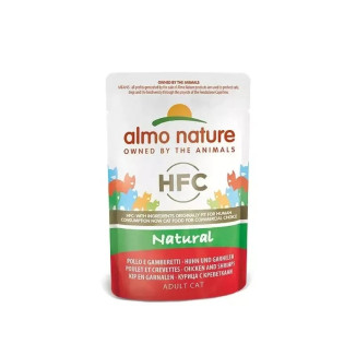 Almo Nature Megapack Chat : Poulet & Crevettes - 6 Sachets 55g