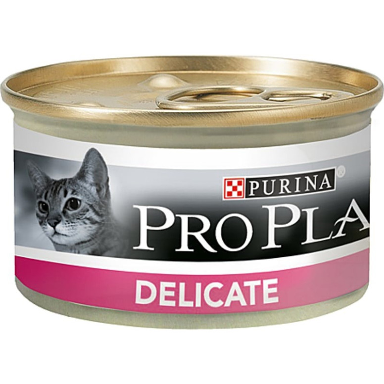 Proplan pâtée chat mousse dinde 85g - Digestion & peau sensible