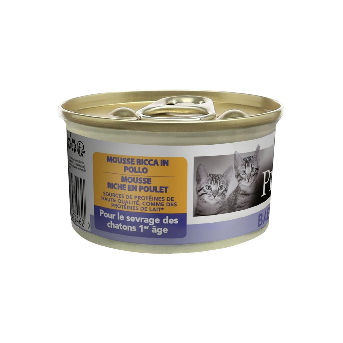 Proplan pâtée chaton poulet mousse 85g - Croissance saine & musculaire