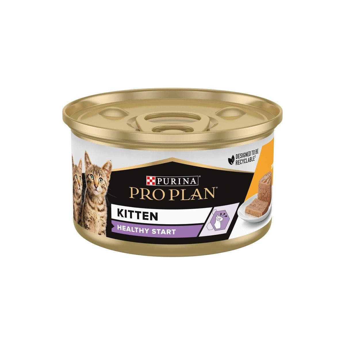 Proplan pâtée chaton poulet mousse 85g - Croissance saine & musculaire