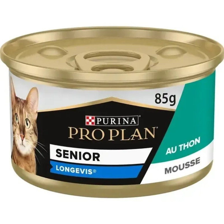 Pâtée PROPLAN senior thon 85g : santé rénale et texture mousse