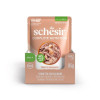 Pochon Schesir Chat : Thon & Saumon en Gelée 85g - Sans Conservateurs