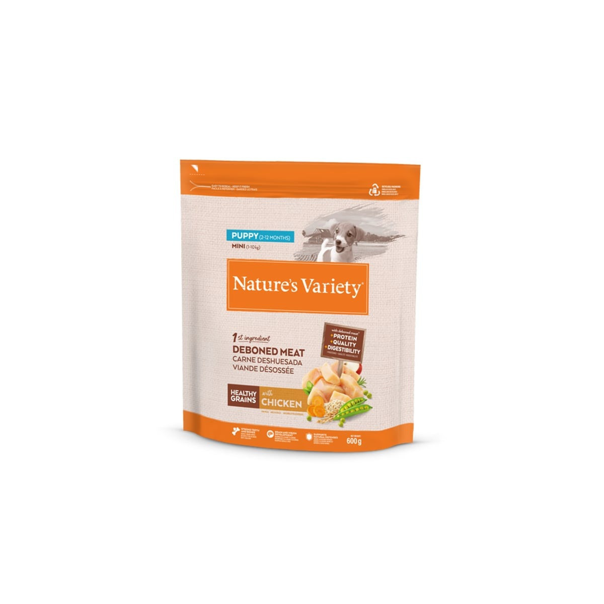 Nature's Variety Croquettes Chiot Mini Poulet 3kg - Croissance Saine