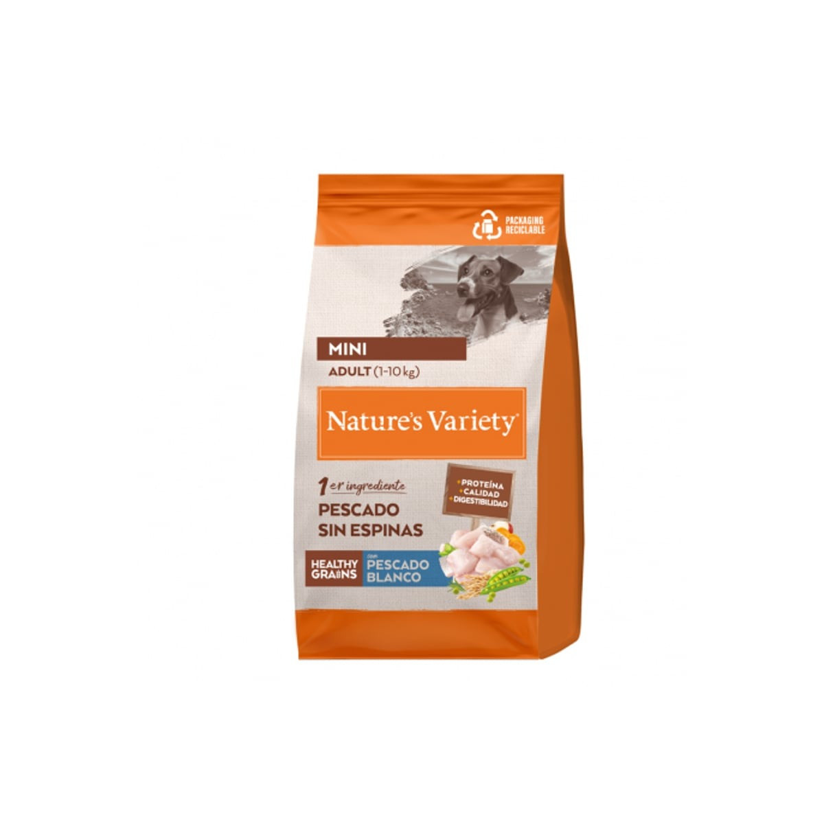 Nature's Variety Croquettes Chien Mini Poisson 3kg - Sans Céréales