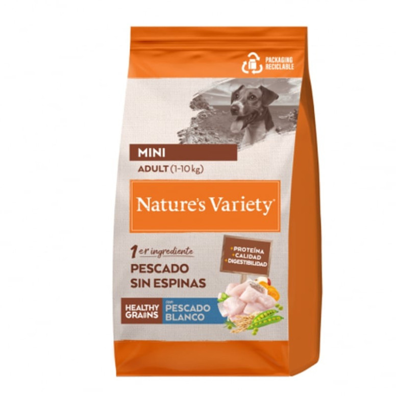 Nature's Variety Croquettes Chien Mini Poisson 3kg - Sans Céréales
