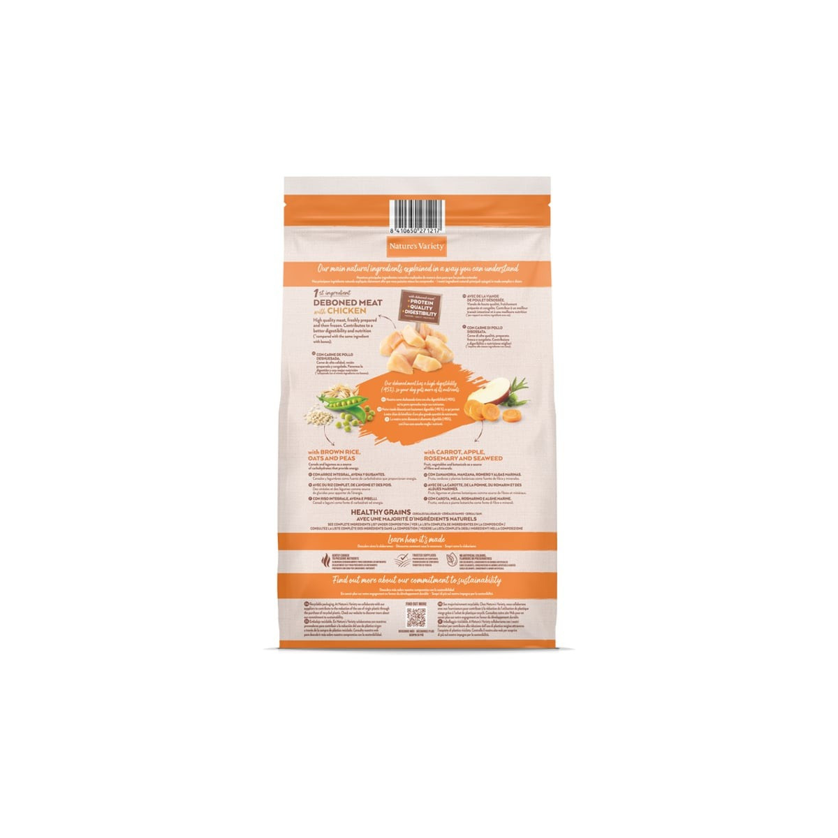 Croquettes Poulet Nature's Variety - 3kg - Digestion & Peau Saine