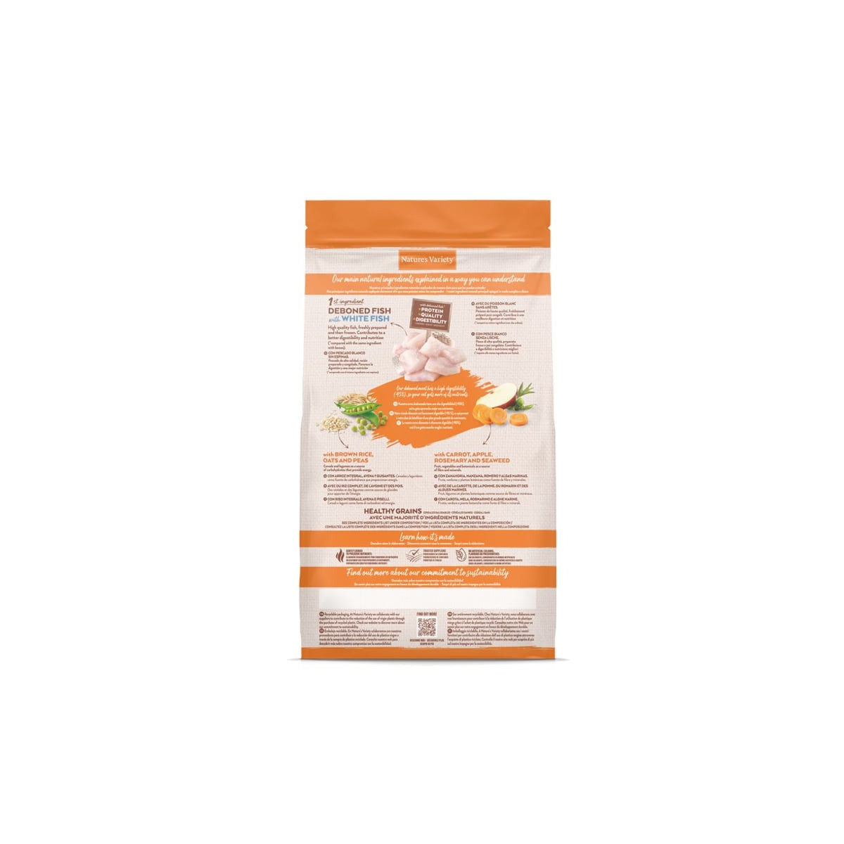 Croquettes Nature's Variety Poisson Chat Stérilisé 1,2kg