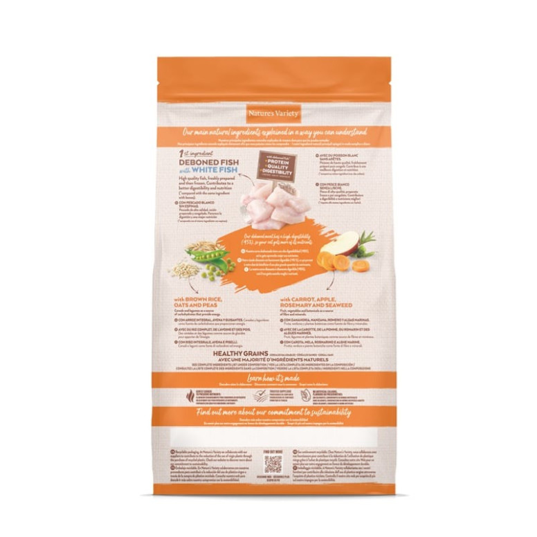 Croquettes Nature's Variety Poisson Chat Stérilisé 1,2kg