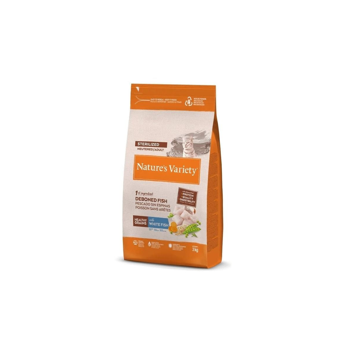 Croquettes Nature's Variety Poisson Chat Stérilisé 1,2kg