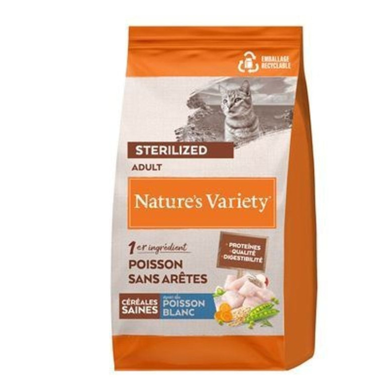 Croquettes Nature's Variety Poisson Chat Stérilisé 1,2kg