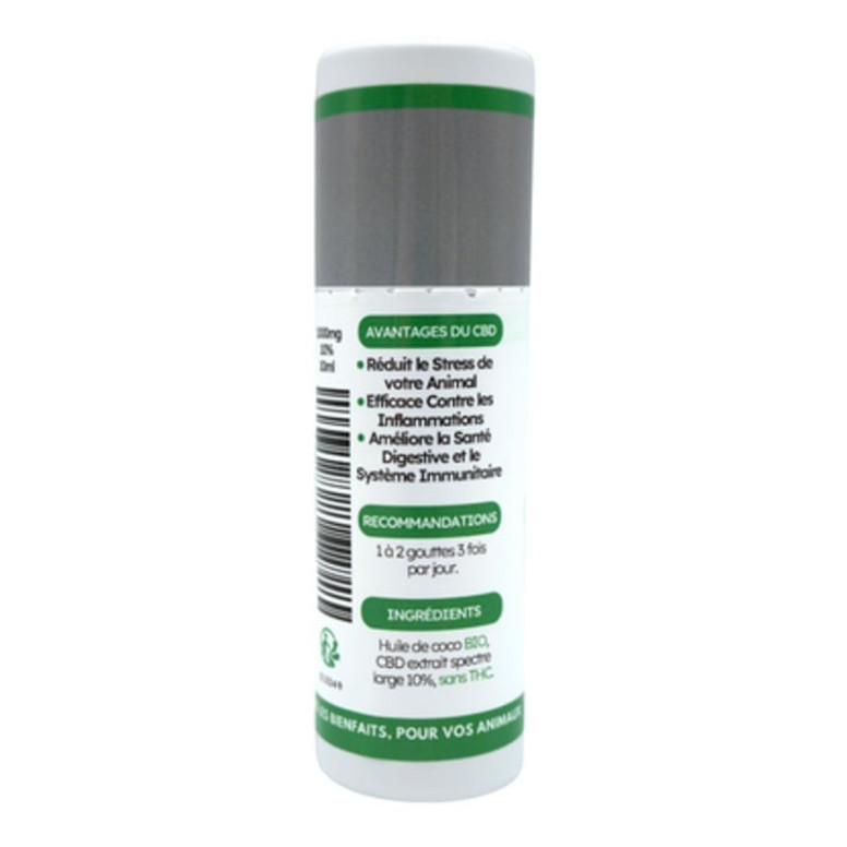 Huile Chanvre ANICOOL 10% - Grand Chien 10ml - Bien-être Articulations