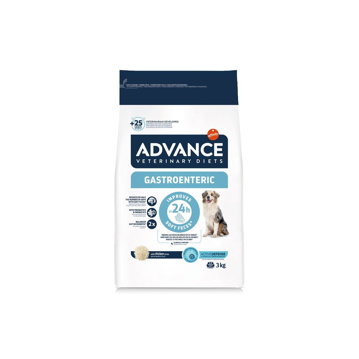 Croquettes Advance Diets Gastro Mini 3kg - Digestion canine optimisée