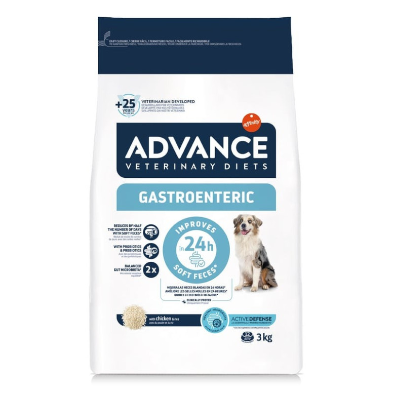 Croquettes Advance Diets Gastro Mini 3kg - Digestion canine optimisée