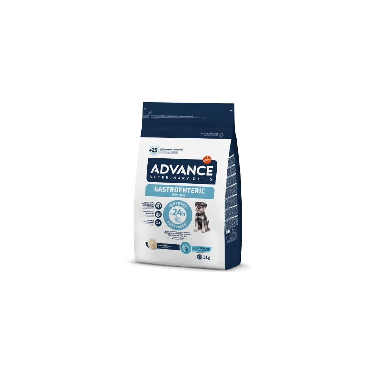 Croquettes Advance Diets Gastro Mini 3kg - Digestion canine optimisée