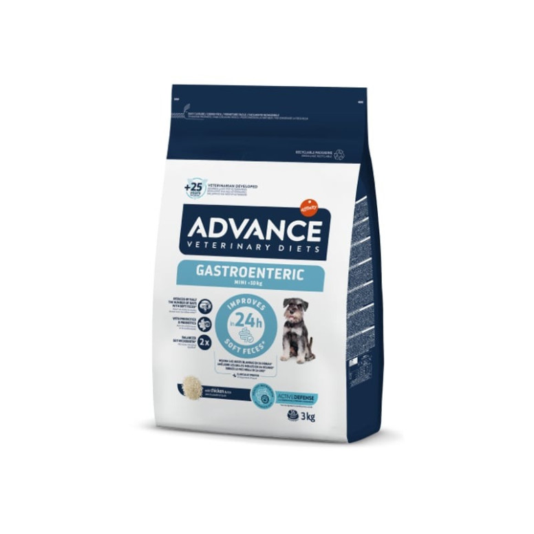 Croquettes Advance Diets Gastro Mini 3kg - Digestion canine optimisée