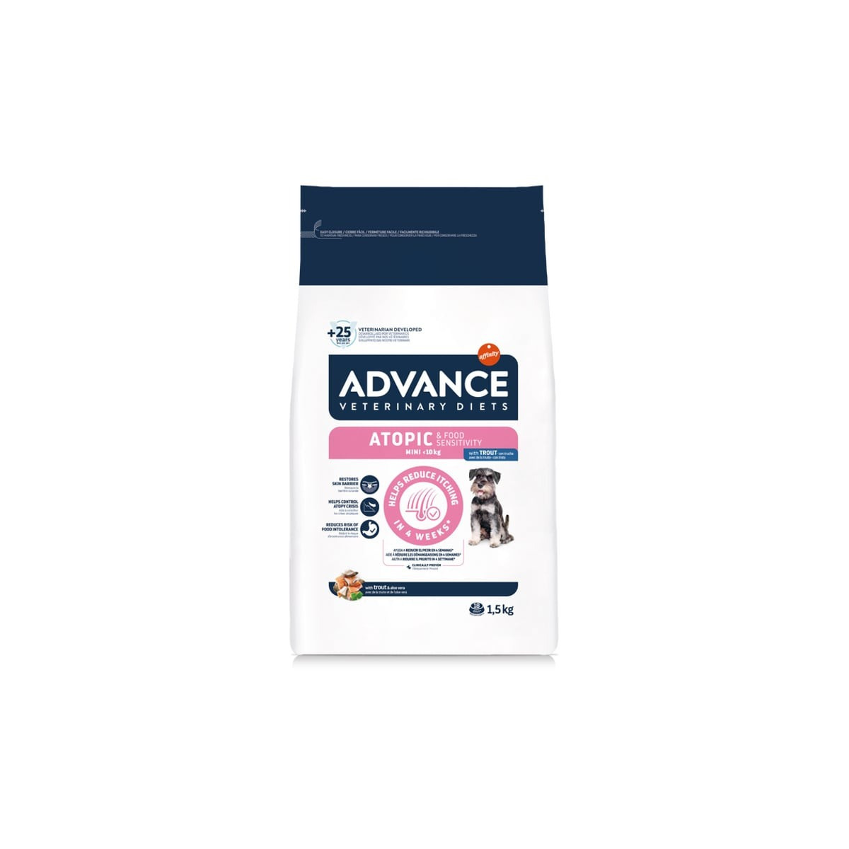 Advance Atopic Mini 3kg : Solution dermatologique pour chiens