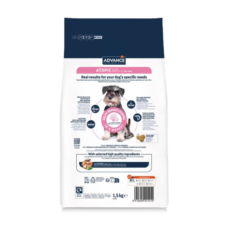 Advance Atopic Mini 3kg : Solution dermatologique pour chiens