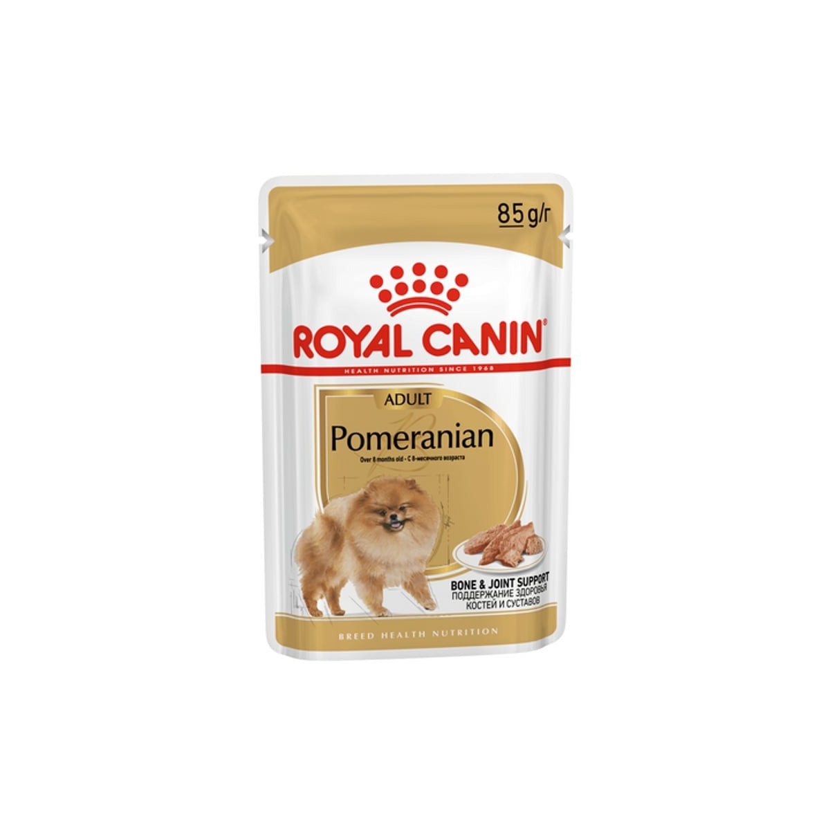 Royal Canin Pâtée Pomeranian - Santé os & peau, 12x85g