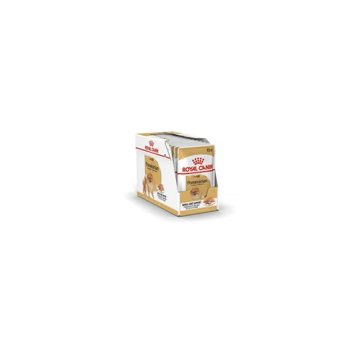 Royal Canin Pâtée Pomeranian - Santé os & peau, 12x85g
