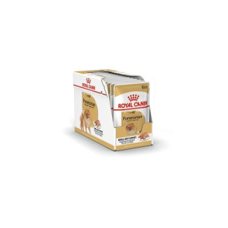 Royal Canin Pâtée Pomeranian - Santé os & peau, 12x85g