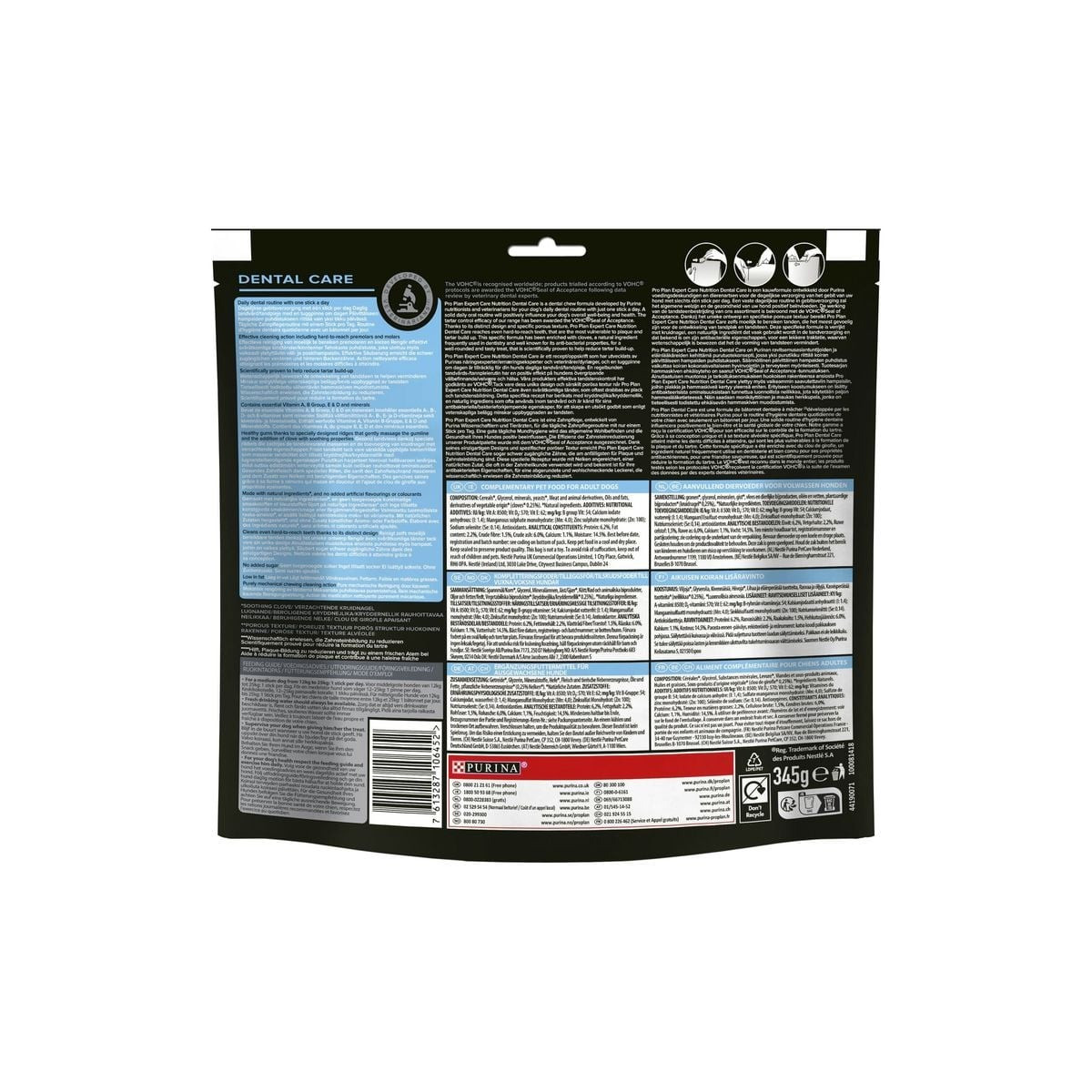 Friandises Dentaires Proplan - Chien 12-25kg - Tartre & Santé Buccale