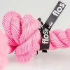 Jouet corde Floss 5 nœuds DUVO rose - Idéal pour chiens actifs