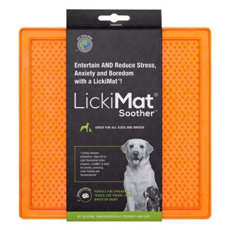 Lickimat Soother XL orange - Apaisement par léchage pour chien & chat