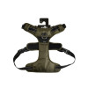 Harnais chien Croci - Rando Walk kaki, anti-traction, réglable 46-70cm