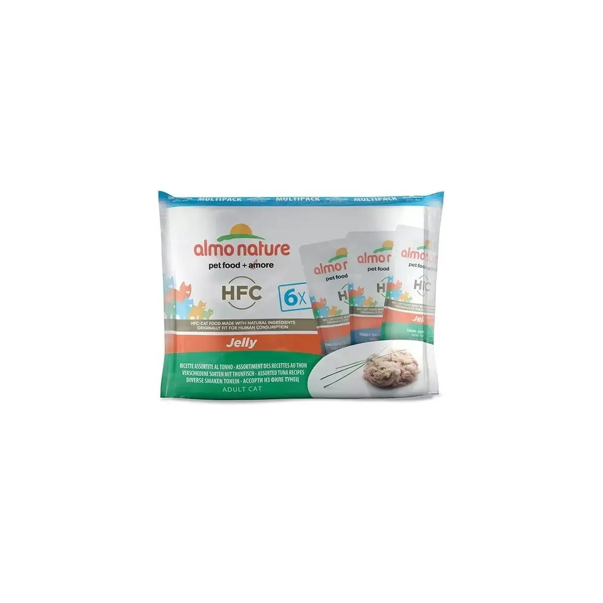 Almo Nature Pochons chat gelée 3 saveurs thon, HFC, digestion facile