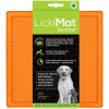 Gamelle LickiMat Soother Orange : Léchage ludique pour chien et chat