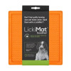 Gamelle LickiMat Soother Orange : Léchage ludique pour chien et chat