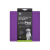 Gamelle LickiMat Soother Violet : Léchage apaisant pour chien & chat