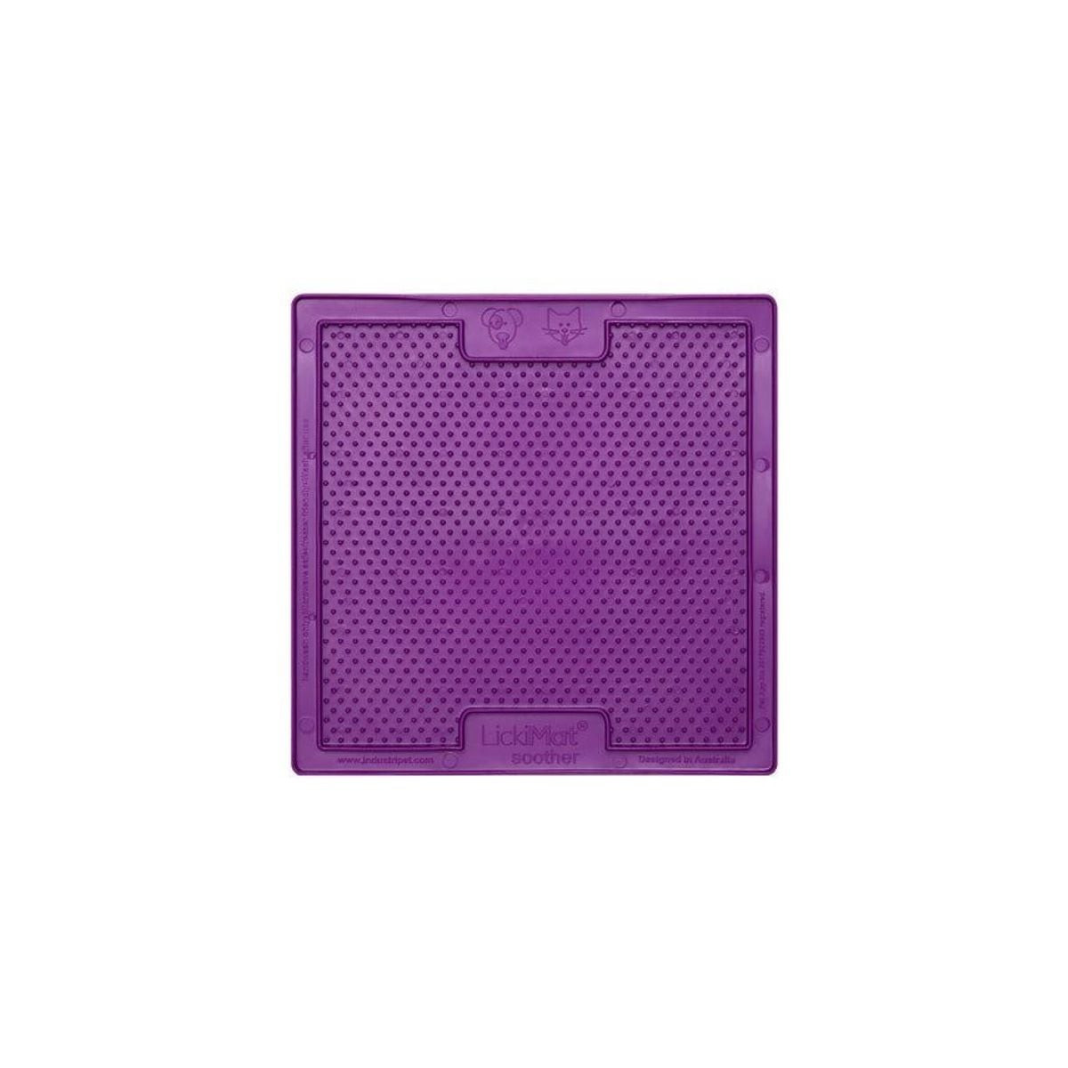 Gamelle LickiMat Soother Violet : Léchage apaisant pour chien & chat