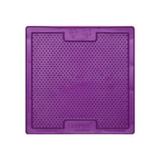 Gamelle LickiMat Soother Violet : Léchage apaisant pour chien & chat