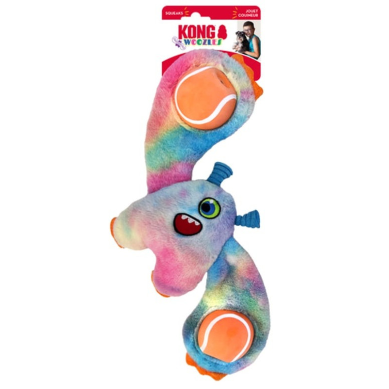 KONG Woozles Monster : Jouet interactif chien & chat