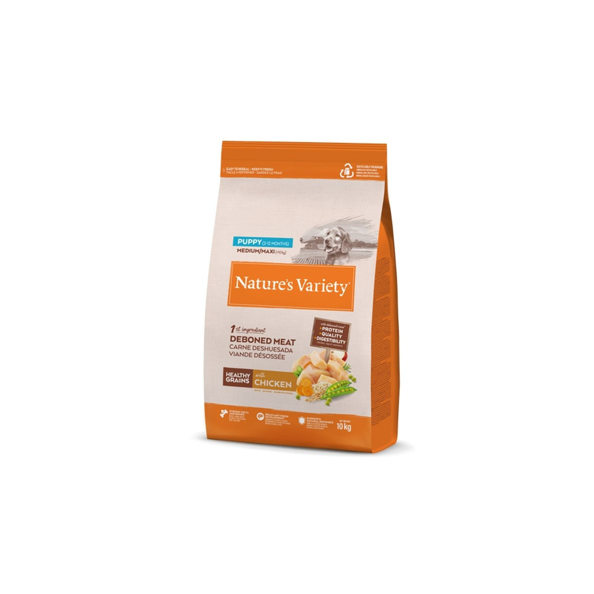 Nature's Variety Chiot Poulet 3kg : Croquettes saines pour croissance