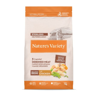Croquettes Nature's Variety Poulet Chat 7kg - Alimentation Équilibrée
