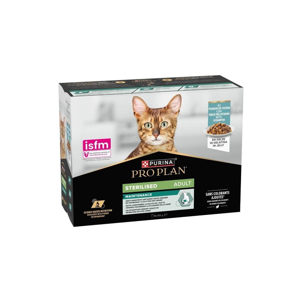 Proplan pâtée chat stérilisé poisson gelée 850g - Santé urinaire