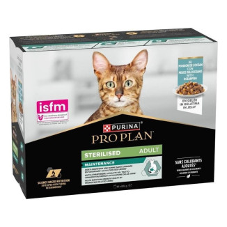 Proplan pâtée chat stérilisé poisson gelée 850g - Santé urinaire