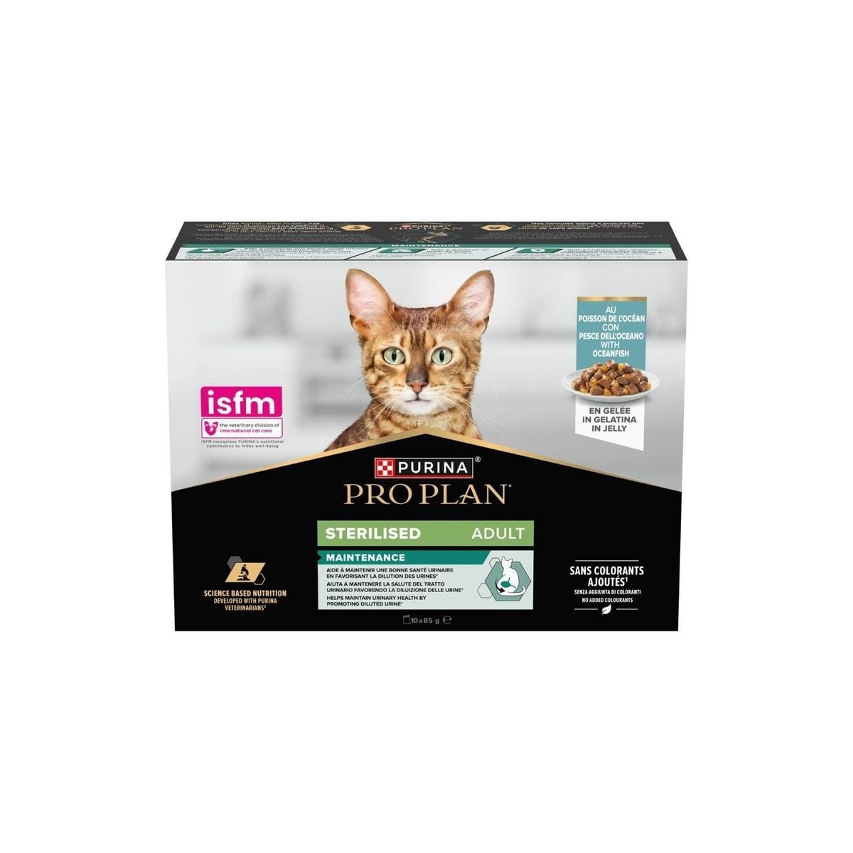 Proplan pâtée chat stérilisé poisson gelée 850g - Santé urinaire