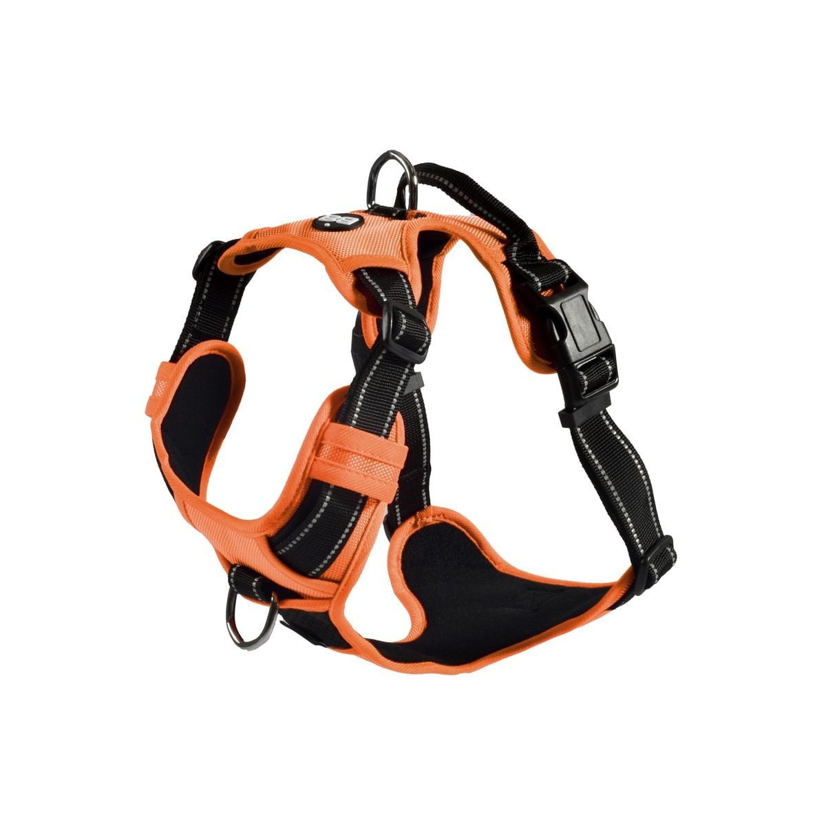 Harnais Croci Rando Walk Orange - Anti-traction chien (32-48cm)