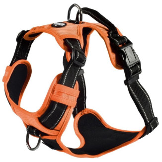 Harnais Croci Rando Walk Orange - Anti-traction chien (32-48cm)